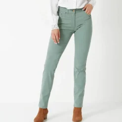 Pantalon droit stretch uni