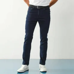 Pantalon effet jean denim léger ultra stretch - L30