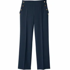 Pantalon fluide effet pont
