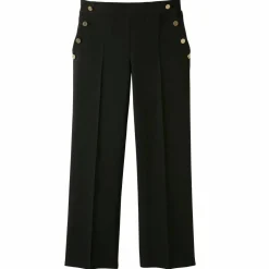 Pantalon fluide effet pont