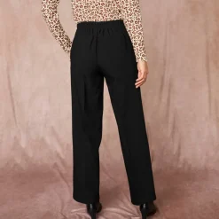 Pantalon fluide effet pont