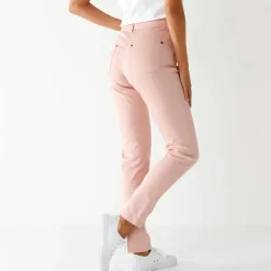Pantalon fuselé couleur