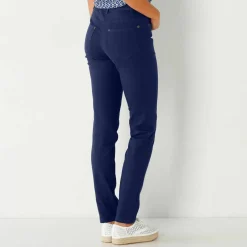 Pantalon fuselé couleur