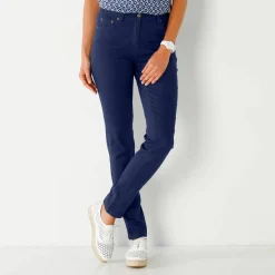 Pantalon fuselé couleur