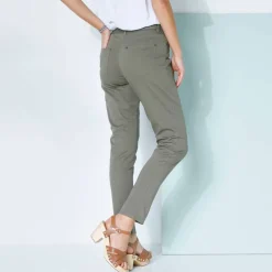 Pantalon fuselé couleur