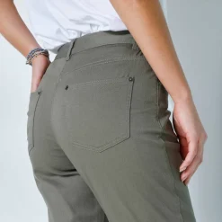 Pantalon fuselé couleur