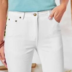 Pantalon fuselé couleur
