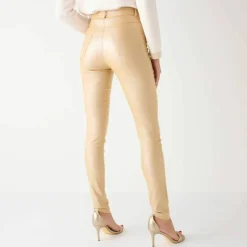 Pantalon fuselé enduit ultra stretch