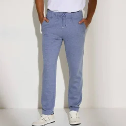 Pantalon jogging molleton bas droits