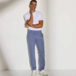 Pantalon jogging molleton bas droits