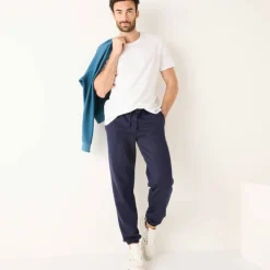 Pantalon jogging molleton bas élastiqué