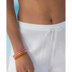 Pantalon large droit, gaze de coton