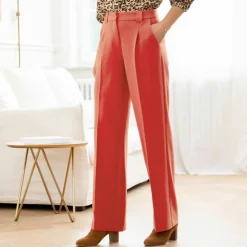 Pantalon large, fluide