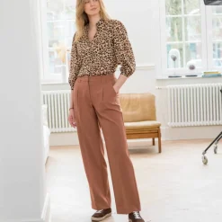 Pantalon large, fluide