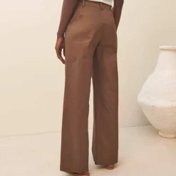 Pantalon large à pinces
