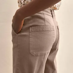 Pantalon large raccourci