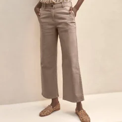 Pantalon large raccourci