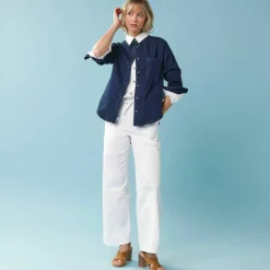 Pantalon large Spécial Petite, denim léger