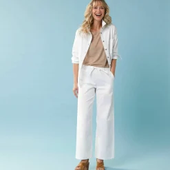 Pantalon large Spécial Petite, denim léger