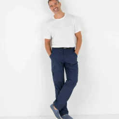 Pantalon 3/4 élastiqué + ceinture assortie