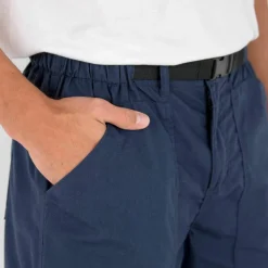 Pantalon 3/4 élastiqué + ceinture assortie