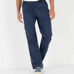 Pantalon 3/4 élastiqué + ceinture assortie