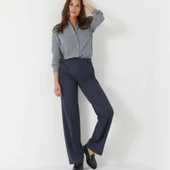 Pantalon élégant droit, uni
