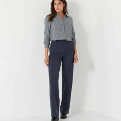 Pantalon élégant droit, uni
