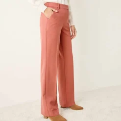 Pantalon élégant droit, uni