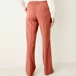 Pantalon élégant droit, uni