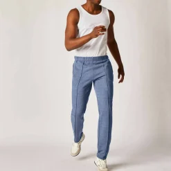 Pantalon loisirs molleton, bas droits