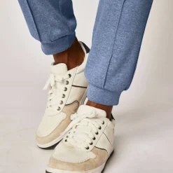 Pantalon loisirs molleton, bas resserrés