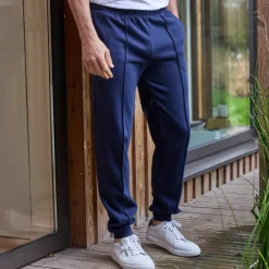 Pantalon loisirs molleton, bas resserrés