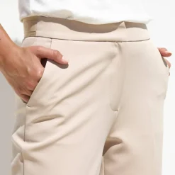 Pantalon 7/8ème coupe cigarette, uni