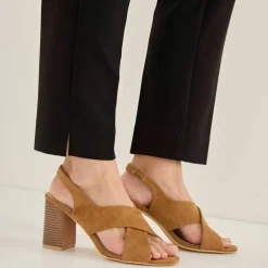 Pantalon 7/8ème coupe cigarette, uni
