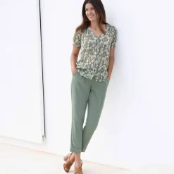 Pantalon 7/8ème fuselé fluide