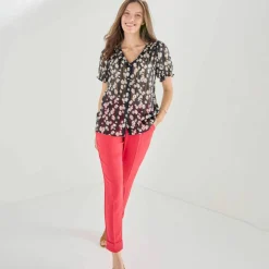 Pantalon 7/8ème fuselé fluide