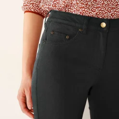 Pantalon 7/8ème fuselé stretch uni