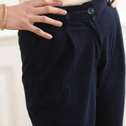 Pantalon 7/8ème, velours
