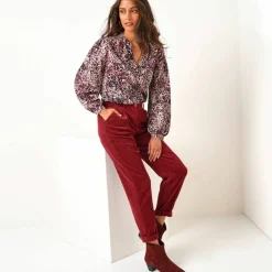 Pantalon 7/8ème, velours
