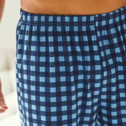 Pantalon pyjama coton carreaux