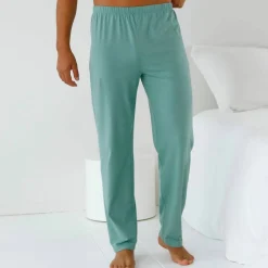 Pantalon pyjama coton uni