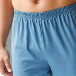 Pantalon pyjama coton uni