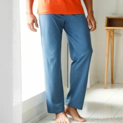Pantalon pyjama coton uni
