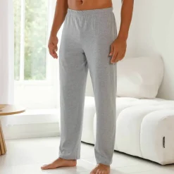 Pantalon pyjama coton uni