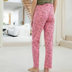 Pantalon pyjama imprimé fleuri "Bohème"