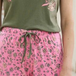 Pantalon pyjama imprimé fleuri 
