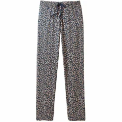 Pantalon pyjama imprimé minimaliste fleuri