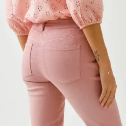 Pantalon slim, taille haute, grande stature