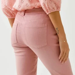 Pantalon slim, taille haute, petite stature